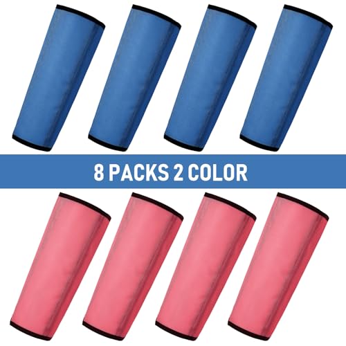 Image of Jexine Set of 8 Mesh Fly Boots for Horse Loose Fitting Non Slip Breathable Horse Fly Leggings Protective Reduces Stress Leg Fatigue Wraps for Preventing Flies Mosquitoes Bite