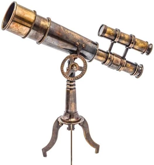 Antique Brass Telescope Timeless Nautical Treasure Telescope Brass Antique Spyglass Nautical Tripod Stand