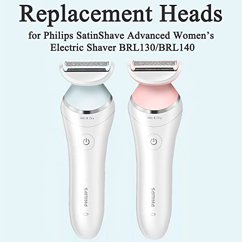 Brl140 Replacement Head For Philips Satinshave Advanced Women's Electric Shaver Brl140 Brl130 Wet And Dry Ladyshave Replacement Foil And Blade Philips Trimmer Razor Foil And Cutter (Pink) #TOP1