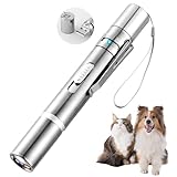 Laser Pointer, Cat Toys for Indoor Cats, Kitten Dog Laser Pen Toy, Red Dot LED Light Pointer Interactive Toys for Indoor Cats Dogs, USB Charging, 5 Switchable Patterns