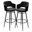 2 Pcs Black Black