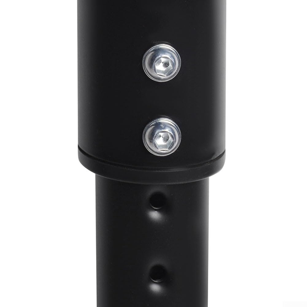 Piede da Tavolo Telescopico in Lega di Alluminio Regolabile in Altezza 510-935mm Nero Opaco Per Camper Barca Yacht Per Caravan Camper Camper Camper Van Per Supporto Robusto Con Viti Set Facile