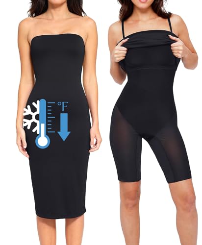 Image of Popilush Bachelorette Dress Maxi Shapewear Dress Long Dresses Built-in Bra Strapless Bodycon Tube Wedding Guest Summer Blue