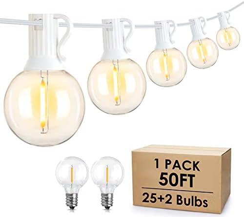 Luci Solari Da Esterno A Stringa 8mt, Con 25 Bulbi Infrangibili E 4 Modalità Di Luce. Impermeabili, Per Patio E Giardino.