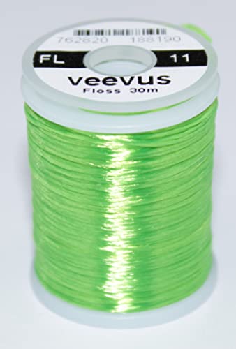 VEEVUS Unisex Adult FL11 Floss, Chartreuse, Loss