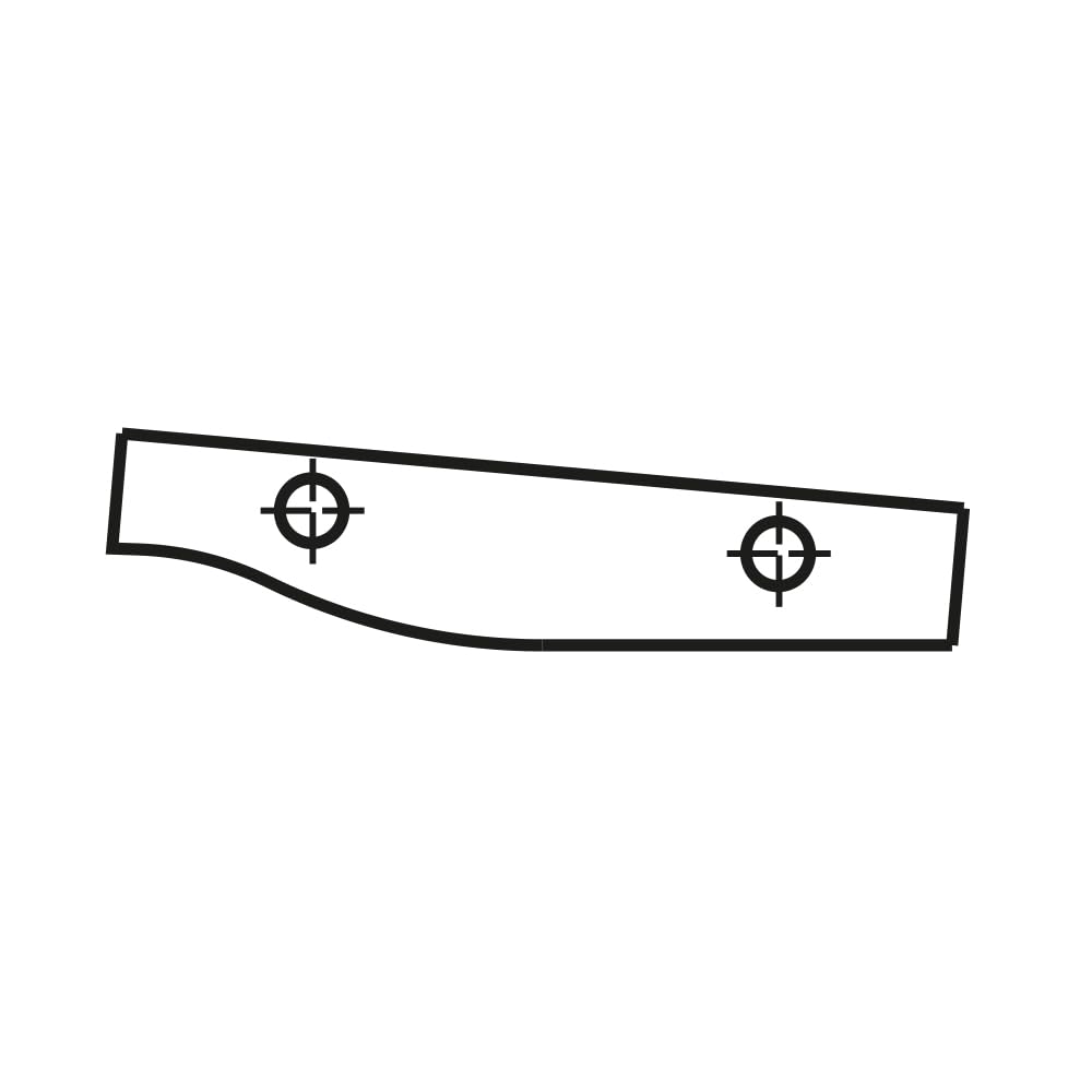 CMT ORANGE TOOLS 695.013.A2 - COPPIA COLTELLI PER ANTINE ORIZZONTALI A2 HW (60x11,9x1,5)