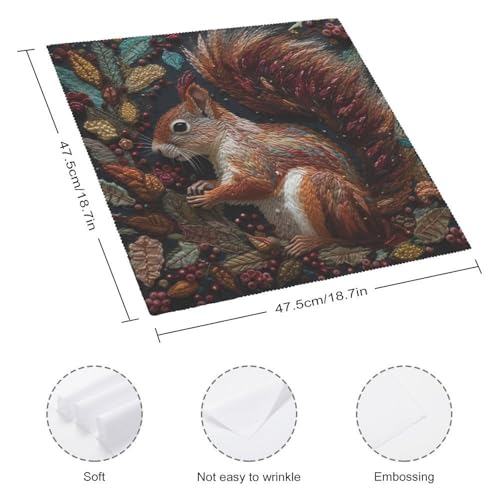 Servilletas de Tela Cuadradas 18x18" Pack 4 miniatura 2