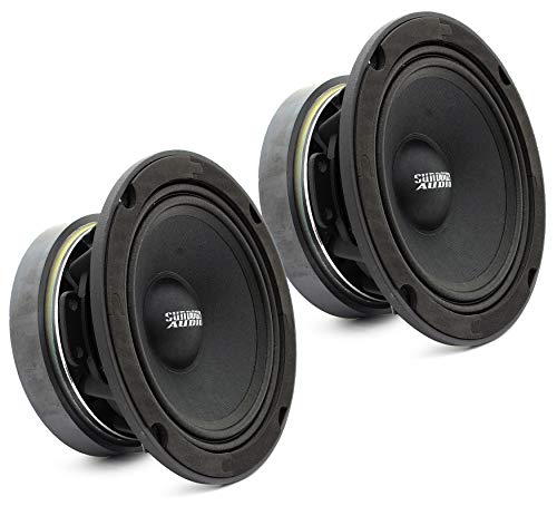 Sundown Audio SXMP-6.5 4-OHM 200 Watts RMS 6.5" 4 Ohm Midrange Speakers (Pair)