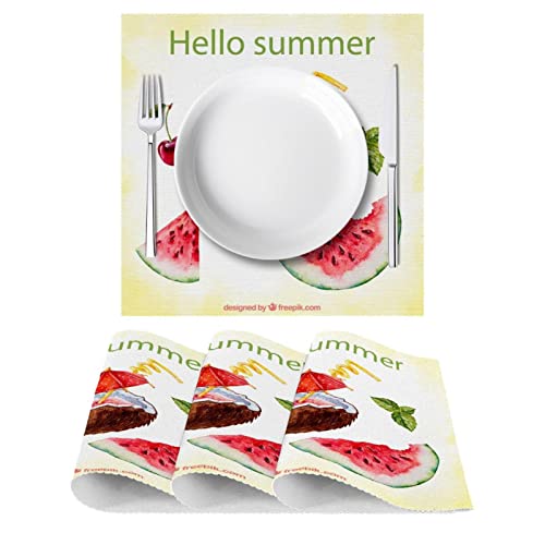 Sets de table en noix de coco de qualité supérieure | Protection table élégante - 5