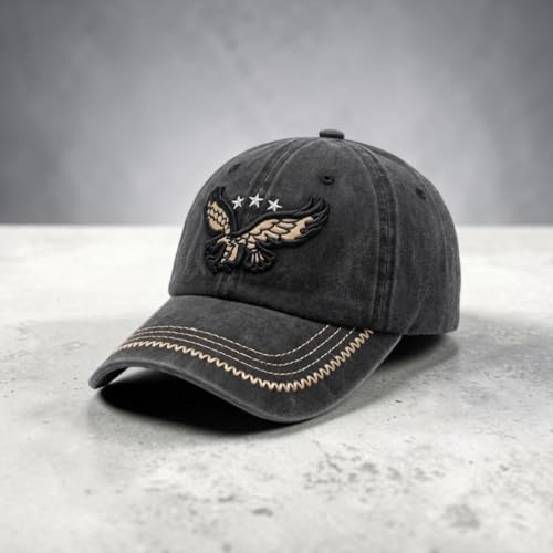 Image of Men's Cotton Baseball Cap, Adjustable Back Closure, Unisex, Casual Style, for Outdoor Lifestyle