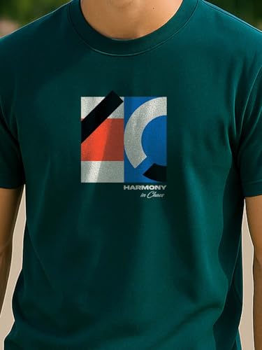 Image of Nobero Men's Regular Graphic Printed T-Shirt for Men | Soft Cotton | Classic Fit | Printed Casual Tshirt for Men