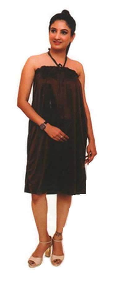 Mluffy Silk Spa Facial Makeup Maxi Gown | Personal Care Salon Beauty Free Size Reusable Body Massage Waxing Gown for Girls (Brown) (Pack of 1) (B0CG1FXRF6) Amazon Price History, Amazon Price Tracker