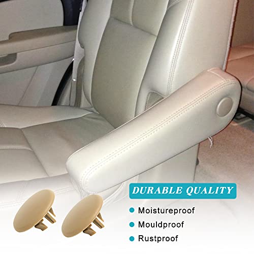 Armrest Cover Cap for 07-19 Chevy Tahoe Suburban Yukon Cadillac Escalade Black - Picture 12 of 13