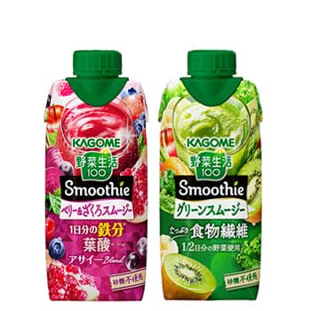 yZbgiz ؐ Smoothie JS ؐ 100 Smoothie (O[X[W[Ex[)330ml×e24{