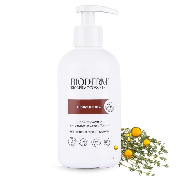 Bioderm Dermoleato Olio da Massaggio Professionale Idratante con Estratti Naturali Efficace per Cicatrici e Smagliature 