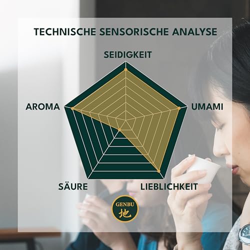 GENBU MATCHA | Japanischer Zeremonieller Matcha-Tee | 100 g | Premium Grüner Tee in Pulverform | Herkunft Japan | 100% Natürlich & Rein | Ideal für Matcha Latte, Zeremonie & Rezepte | Glutenfrei
