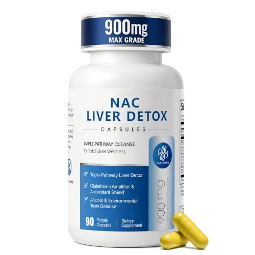 Image of NAC Supplement 900mg, Liver Cleanse Detox & Repair, Liver Support,270 Count