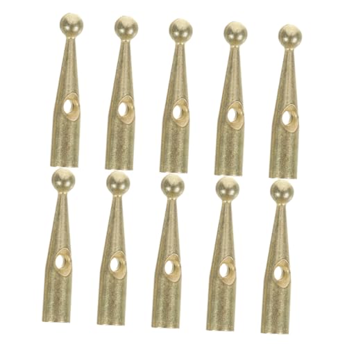 Abaodam 10個 折りたたみ傘部品 メタル雨傘尾珠 交換用傘先端キャップ 傘修理アクセサリー 簡単装着でメンテナンス効率化 雨傘プロジェクト