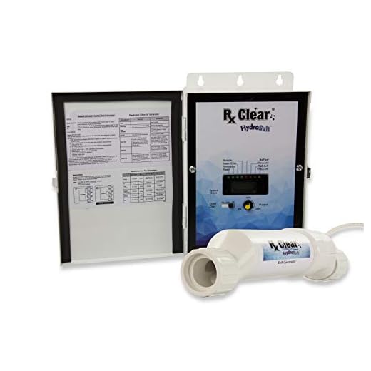 Rx Clear Hydrosalt Cell Electronic Salt Generator Chlorinator for Inground Swimming Pool | 30,000 Gallons | Compatible with Hayward Aqua Rite | Enjoy Silky Smooth Skin Without The Smell of Chlorine
