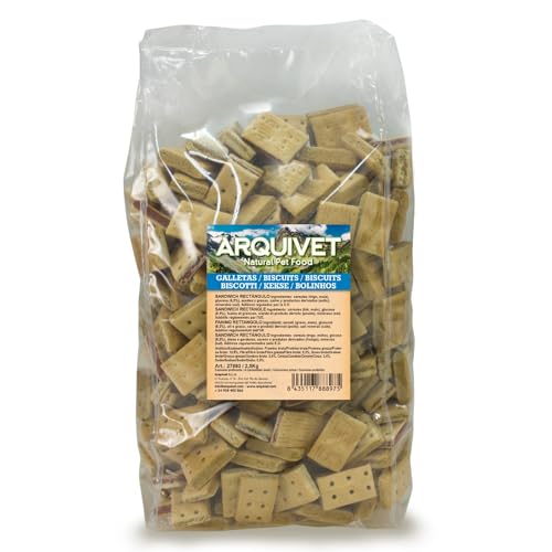 ARQUIVET Biscotti per cani 'Panino rettangolo' - 1 Kg - Snack per cani - Premi per cani