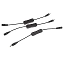 MYADDICTION 3Pcs 12V Inline LED Strip Light Switch with On/Off Male to Female Connectors | Multipurpose Batteries & Power | Power Cables & Connectors | consumerelectronics gallery image