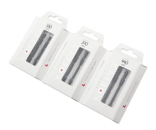 Lstyle Dart Shafts: L-Shaft Carbon - 2Ba Standard Thread - Champagne Rings Included - Size 440 #TOP1