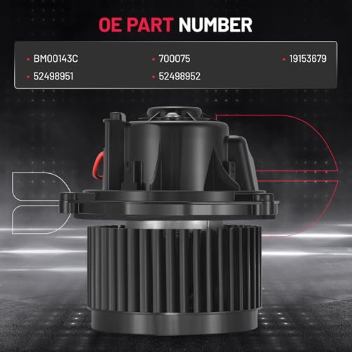 Image of BDFHYK AC Heater Blower Motor Fan 700075 Compatible with Regal Camaro Cavalier Lumina Monte Carlo Cutlass Supreme Firebird Grand Prix,HVAC Blower Motor Assembly BM00143C 19153679 52498951 52498952