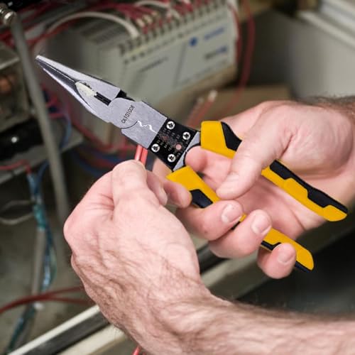 Pince à dénuder multifonctionnelle et coupe-câble pour électricien