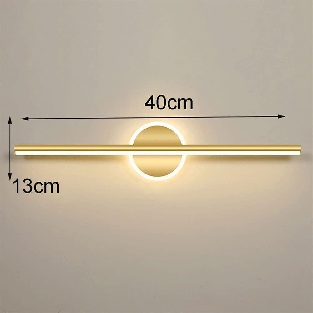 Applique da Parete Moderna per Bagno Vani Nordic Creative Specchio Illuminazione Frontale Lampada lineare di metà secolo Slish Design a Striscia Lunga Ele Decor