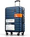 Travely Polycarbonate L Suitcase 67cm - 20kg Suitcase Including TSA Lock, Hard Suitcase on 4 Wheels, Suitcase Medium Size Hardshell, Suit Case,