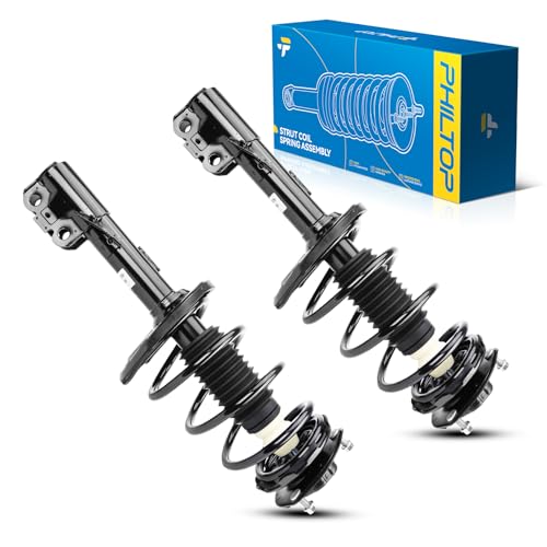 Image of PHILTOP Front Struts Shock Absorber Fit For Camry 2004 2005 2006, Solara 2004 2005 2006, ES330 2004 2005 2006, Complete Struts with Coil Spring Assembly, Quick Suspension Loaded Struts, SAA028 2pcs