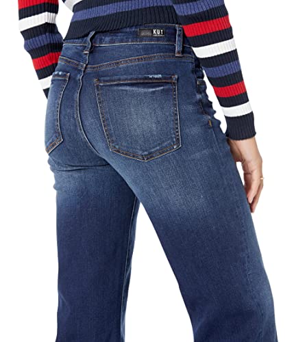 KUT from the Kloth Charlotte High-Rise Fab AB Culottes in Resolved3