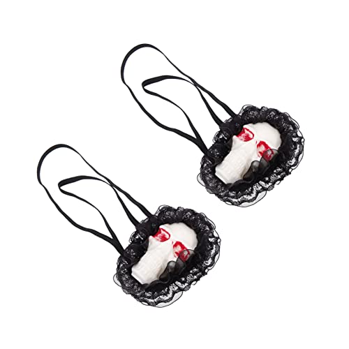 Healifty 1 par de Ornamento de Tapa- Olho de Festa de Halloween Tema Pirata Tapa- Olho Design de Cav