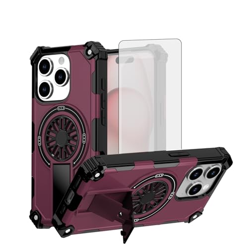 Coque iPhone 15 Pro violette antichoc pour éviter les bris d'écran et chutes