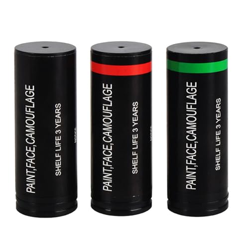 Peinture Camouflage Face Sticks Haute Couvrance Woodland 3Pcs