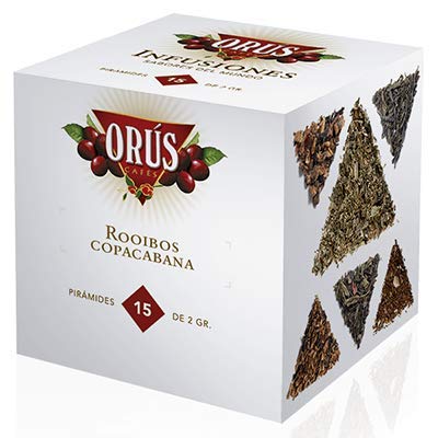 Cafés Orús Rooibos Copacabana Té antioxidante antialérgico para problemas de piel