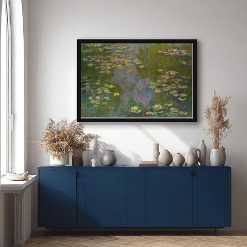 Tableau Toile Nénuphars Claude Monet Cadre à Suspendre - 4