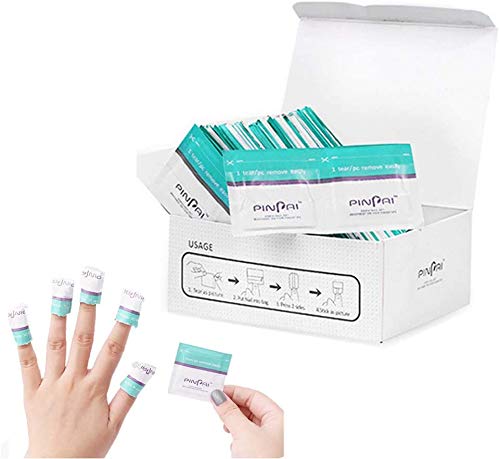 200 PCS Nail Polish Remover Wipes Non-Toxic Cruelty-Free Soak-off Removal Pads Wrap for Laser/Cat Eye/Platinum Gel