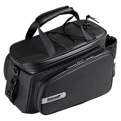 BAIGIO 3-in-1 Gepäckträgertasche für Fahrrad 11-30L Erweiterbar Wasserdicht Fahrradtasche Gepäckträger Multifunktion Rücksitz Tasche hinten Faltbare Seitentaschen Cover