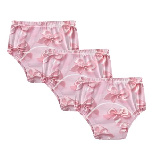 Coikll Pink Bows Toddler Training Underwear Waterproof Baby Pee Pants -5T