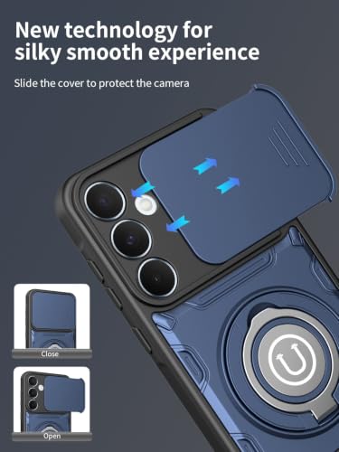 Coque robuste Galaxy A35 finitions premium avec béquille bleue - 2