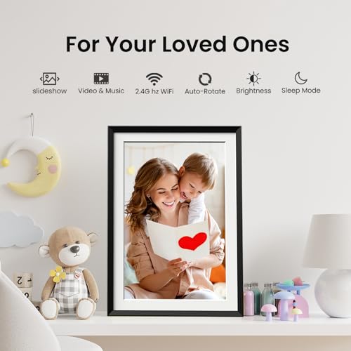 undefined Skyrhyme 15.6'' Digital Picture Frame with 1920x1080 IPS Touch Screen, 32GB Frameo WiFi Digital Photo Frame, Share Photos/Videos and Send Best Wishes via Free App の商品画像 5