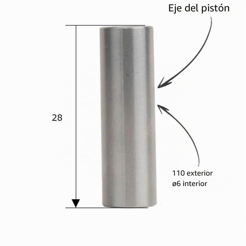 cylingcolors Cilindro + pistón + segmento Compatible con desbrozadora Stihl FS120, FS180, FS200, FS250, FS202, FS350, FR350 Ø 38 mm