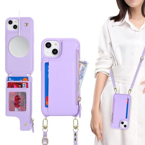 Coque pour iPhone 15 avec porte-carte magsafe pour garder les mains libres en voyage
