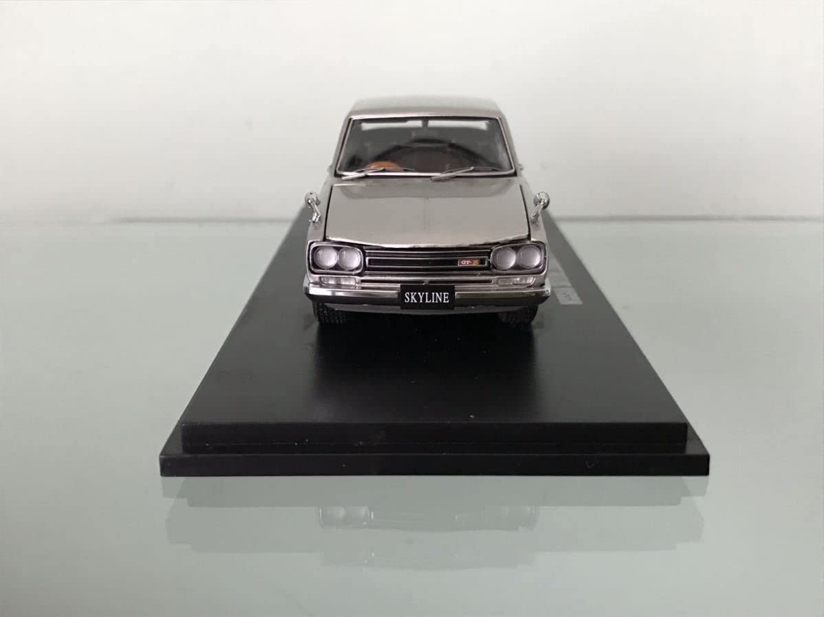 Amazon | 1/43 スカイライン 4ドア ハコスカ ミニカー シルバー