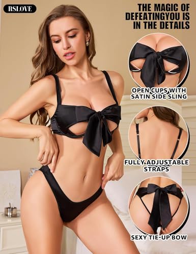Ensemble Lingerie Féminine Confortable RSLOVE Anti-Marques