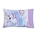 Disney Frozen 2 Lavender, Light Blue and Purple Forest Spirit 4 Piece Toddler Bed Set - Comforter, Fitted Bottom Sheet, Flat Top Sheet, Reversible Pillowcase