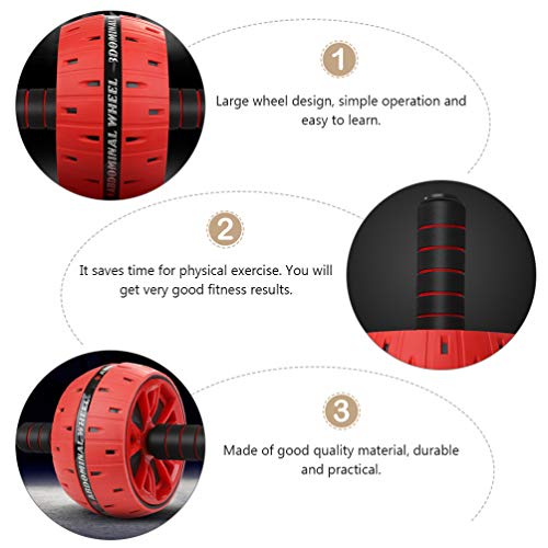 BESPORTBLE Ab Roller Wheel Ab Carver Rolo Ab Fitness Roda Muscle Trainer Equipamento de Treino com J