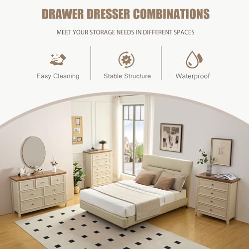 Blankspace5drawerdressermoderndresserforbedroomwooddrawerorganizerwithmetalknobslargecapacitywoodcabinetforbedroomclosetshallway Urban Country Home Decor Blankspace 5 drawer dresser modern dresser for bedroom wood drawer organizer with metal knobs large capacity wood cabinet for bedroom closets hallway urban country home decor