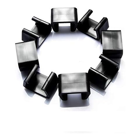 Xiluck 8Pcs Plastic Wicker Furniture Clips Indoor Outdoor Patio Wicker Furniture Fasteners Clip Garden Chair Rattan Sofa Alignment Sectional Connector Clips (Medium) Cover